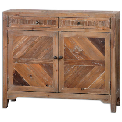 Chests and Cabinets Uttermost Hesperos SOLID WOOD AND PLYWOOD Sustainably Built From Reclaim Accent Furniture 24415 792977244159 Console Cabinets Wood MDF Oak Plywood HARDWOOD Stain Wood Oak MDF Complete Vanity Sets 