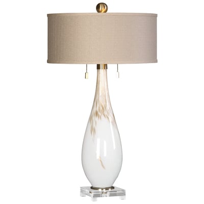 Uttermost Table Lamps, White,snow, TABLE, Blown Glass, Crystal,Brass,Cement, Linen, Metal,Cork, Glass,Crystal,Fabric,Faux Alabaster Composite, Metal,Glass,Hand-formed Glass, Metal,Handmade Ceramic, CrystalIron,Aluminum,Cast Iron,Casting Iron,Metal,Pa
