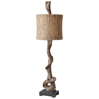 Table Lamps Uttermost Driftwood RESIN BURLAP IRON Weathered Driftwood Finish Wit Lamps 29163-1 792977291634 Woodtone Buffet Lamps Black ebonyWhite snow Buffet Billy Moon TABLE Traditional Blown Glass Crystal Cement L Complete Vanity Sets 