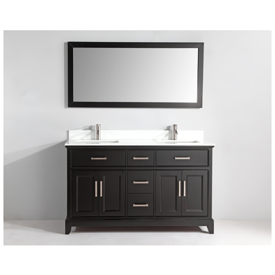Vanity Art Bathroom Vanities, Double Sink Vanities, 50-70, Espresso, 728028402278, VA1060DE