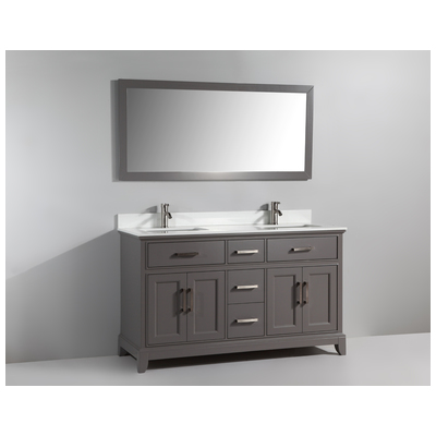 Bathroom Vanities Vanity Art Gray VA1060DG 728028402377 Double Sink Vanities 50-70 25 