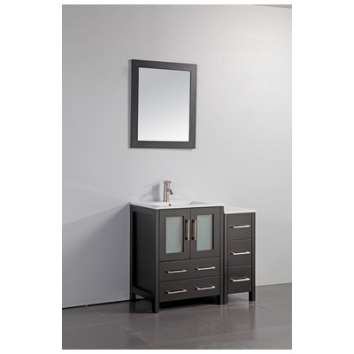 Bathroom Vanities Vanity Art Espresso VA3024-36E 728028403145 Single Sink Vanities 30-40 25 