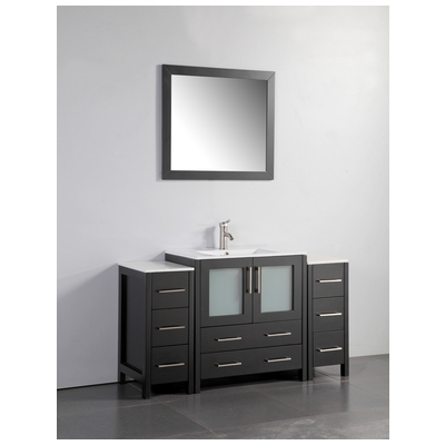 Bathroom Vanities Vanity Art Espresso VA3030-54E 728028403756 Single Sink Vanities 50-70 25 