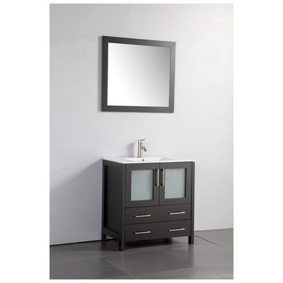 Bathroom Vanities Vanity Art Espresso VA3030E Single Sink Vanities Under 30 25 