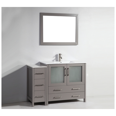 Vanity Art Bathroom Vanities, Single Sink Vanities, 40-50, Gray, 728028403671, VA3036-48G