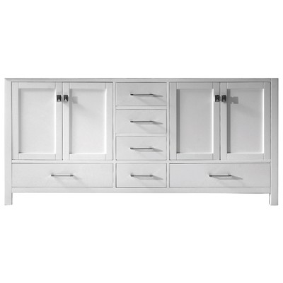 Virtu Bathroom Vanities, 70-90, Transitional, white, Cabinets Only, Light, Transitional, N/A, Solid wood frame construction, Freestanding, Bathroom Vanity Cabinet, 840166100493, GD-50072-CAB-WH