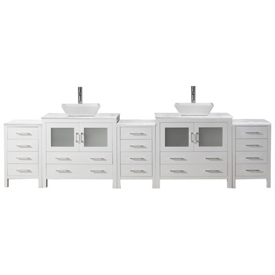 Bathroom Vanities Virtu Dior Plywood Constuction with Venee White Light Freestanding KD-700126-WM-WH-001-NM 840166159248 Bathroom Vanity Set Double Sink Vanities white With Top and Sink 25 