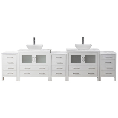 Bathroom Vanities Virtu Dior Plywood Constuction with Venee White Light Freestanding KD-700126-WM-WH-NM 840166159231 Bathroom Vanity Set Double Sink Vanities white With Top and Sink 25 