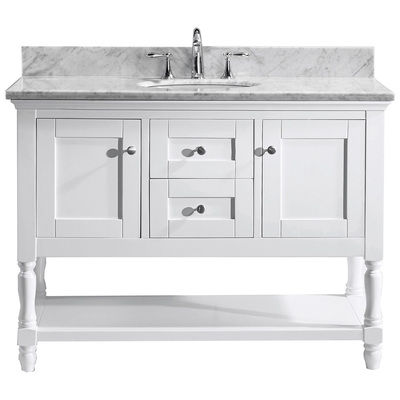 Bathroom Vanities Virtu Julianna Solid wood frame construction White Light Freestanding MS-3148-WMRO-WH-NM 840166150368 Bathroom Vanity Set Single Sink Vanities 40-50 Transitional white With Top and Sink 25 