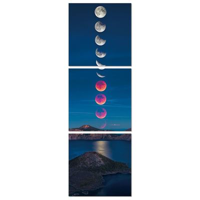 Wall Art WhiteLine Eclipse Artwork AW1326 714757368299 Art Work Paintings Painting oil hand pa 