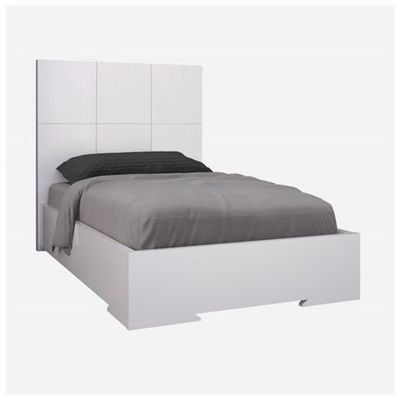 WhiteLine Beds, White,snow, Twin, Complete Vanity Sets, Bedroom, Bedroom, 799430193771, BT1207-WHT