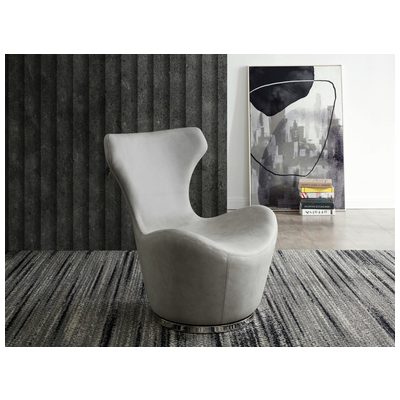 Chairs WhiteLine CH1704F-LGRY 696576751264 Occasional Gray Grey 