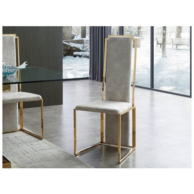 WhiteLine Dining Room Chairs, beige, ,cream, ,beige, ,ivory, ,sand, ,nude, gold, 