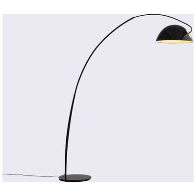 Floor Lamps WhiteLine Calvin Lighting FL1490-BLK 696576747069 Lighting Black ebony FLOOR 