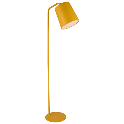 Floor Lamps WhiteLine Dante Lighting FL1494-YLW 696576747113 Lighting Yellow FLOOR IRON Stainless Steel Steel Met 