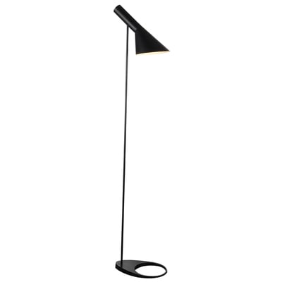 Floor Lamps WhiteLine Xavier Lighting FL1507-BLK 696576747410 Lighting Black ebony FLOOR IRON Stainless Steel Steel Met 