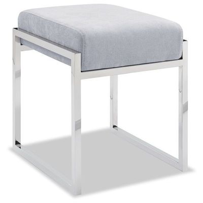 Ottomans and Benches WhiteLine Milan Occasional OT1449F-LGRY 696576745386 Occasional Gray Grey 