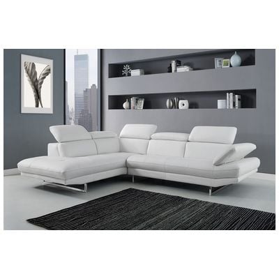 WhiteLine Sofas and Loveseat, Whitesnow, Chaise,LoungeLoveseat,Love seatSectional,Sofa, Leather, Contemporary,Contemporary/ModernModern,Nuevo,Whiteline,Contemporary/Modern,tov,bellini,rossetto, Living, Living, 714757366752