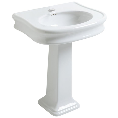 Whitehaus Bathroom Vanity Sinks, Whitesnow, Vitreous China Sinks,Vitreous China, Sinks with Faucets,with Faucet,faucet included,set, 3 Hole,3-holeSingle Hole,1 Hole,Single Hole, Vitreous China, Bathroom, Sink, 848130029986, LA10-LA03-1H