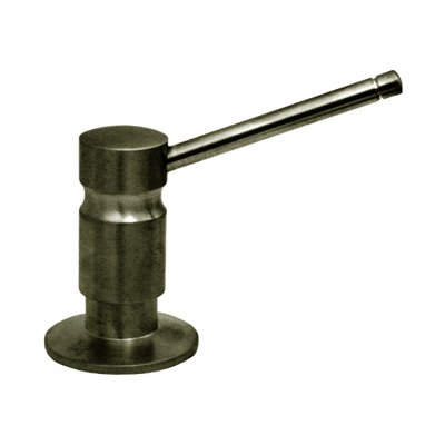 Soap Dispensers Whitehaus Accessories Brass Brushed Nickel Kitchen WH201-BN 848130016436 Soap Dispenser 