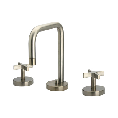 Bathroom Faucets Whitehaus Metrohaus Brass Polished Chrome Bathroom WH83214-C 848130003702 Faucet Widespread Modern Widespread Bathroom Widespread 
