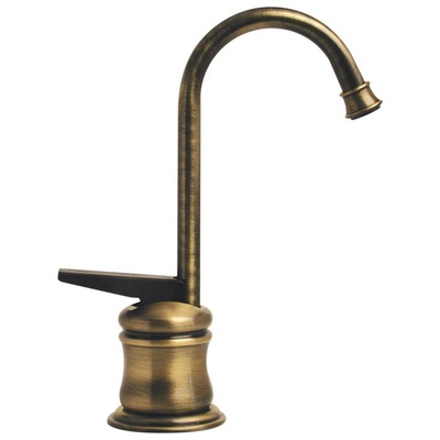 Kitchen Faucets Whitehaus Point Of Use Brass Antique Brass Kitchen WHFH3-H65-AB 848130010991 Faucet Pot Fillers Kitchen Faucets Kitchen Antique Brass Chrome Pewter 