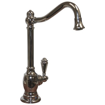 Kitchen Faucets Whitehaus Point Of Use Brass Polished Chrome Kitchen WHFH-C3132-C 848130000824 Faucet Pot Fillers Kitchen Faucets Kitchen Brass Brush BrushedChrome Stee 