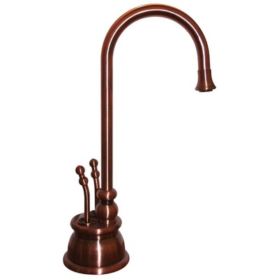 Kitchen Faucets Whitehaus Point Of Use Brass Antique Copper Kitchen WHFH-HC4550-ACO 848130010601 Faucet Pot Fillers Kitchen Faucets Kitchen Antique Brass Bronze Brush Br 