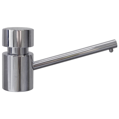 Soap Dispensers Whitehaus Accessories Brass Polished Chrome Kitchen WHFSCP-D-C 848130027326 Soap Dispenser 