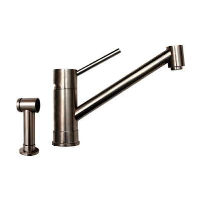 Kitchen Faucets Whitehaus FX Navigator Stainless Steel Solid Stainless Steel Kitchen WHFX2125STS 848130000862 Faucet Kitchen Steel NICKEL 