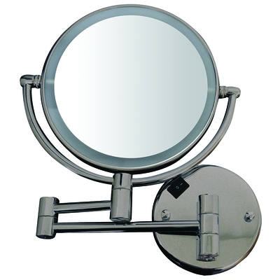 Bathroom Mirrors Whitehaus Accessories Brushed Nickel Bathroom WHMR912-BN 848130031088 Mirror mirror 