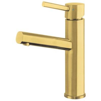 Bathroom Faucets Whitehaus Waterhaus Stainless Steel Brass Bathroom WHS1206-SB-B 848130033945 Faucet Single Hole Bathroom Single Hole Single 