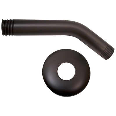 Shower Arms and Holders Whitehaus Showerhaus Brass Oil Rubbed Bronze Bathroom WHSA165-2-ORB 848130004211 Shower Arm 