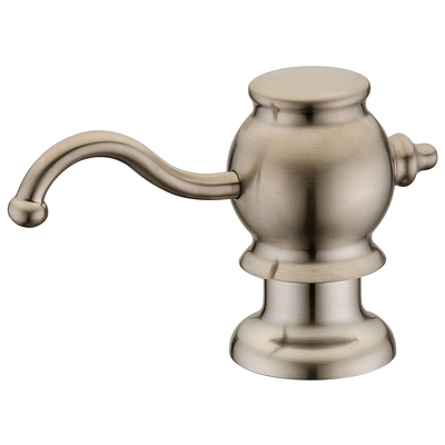Soap Dispensers Whitehaus Accessories Brass Antique Brass Kitchen WHSD030-AB 848130029078 Soap Dispenser 