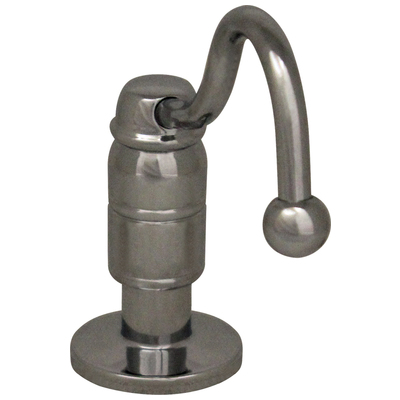 Soap Dispensers Whitehaus Accessories Brass Polished Chrome Kitchen WHSD1167-C 848130016832 Soap Dispenser 