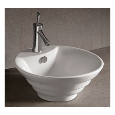 Whitehaus Bathroom Vanity Sinks, Whitesnow, Vitreous China Sinks,Vitreous China, Sinks with Faucets,with Faucet,faucet included,set, 3 Hole,3-holeSingle Hole,1 Hole,Single Hole, Complete Vanity Sets, Vitreous China, Bathroom, Sink, 848130018225, WHKN