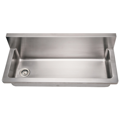 Whitehaus Laundry and Utility Sinks, Complete Vanity Sets, Stainless Steel, Kitchen/Utility, Sink, 848130006475, WHNCMB4413