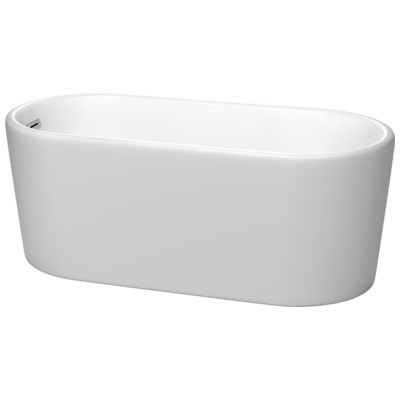 Wyndham Free Standing Bath Tubs, Chrome, Freestanding Bathtub, 810023767138, WCBTE301159MW
