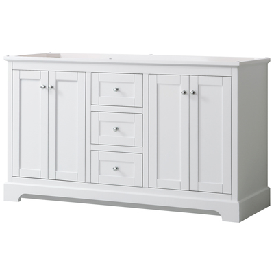 Bathroom Vanities Wyndham Avery White WCV232360DWHCXSXXMXX 810023761310 Vanity Cabinet Double Sink Vanities 50-70 White Cabinets Only 25 