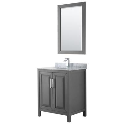 Wyndham Bathroom Vanities, Single Sink Vanities, Under 30, Gray, Modern, Vanity Set, 700161173208, WCV252530SKGCMUNSM24