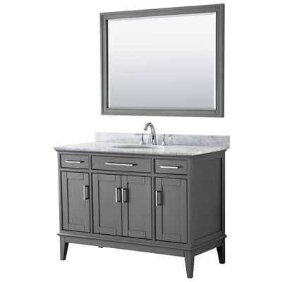 Bathroom Vanities Wyndham Margate Dark Gray WCV303048SKGCMUNOM44 700161175486 Vanity Set Single Sink Vanities 40-50 Gray 25 