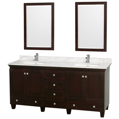 Wyndham Bathroom Vanities, Double Sink Vanities, 70-90, Dark Brown, Modern, Vanity Set, 799559201043, WCV800072DESCMUNSM24