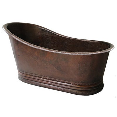 sierra copper Free Standing Bath Tubs, Copper, Complete Vanity Sets, SC-ARL-66