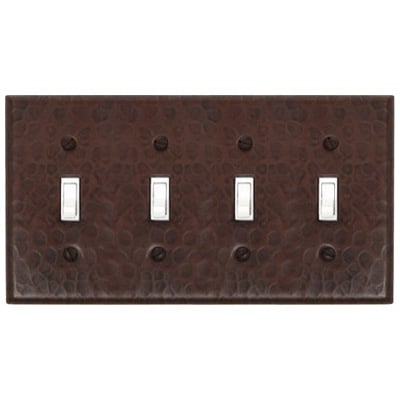 Outlet and Switch Plates sierra copper Tempered SC-CQG-T4 Complete Vanity Sets 
