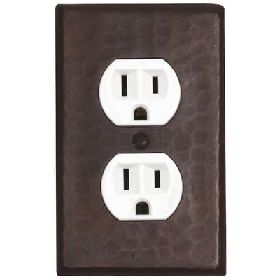 Outlet and Switch Plates sierra copper Tempered SC-CSG-P1 Complete Vanity Sets 