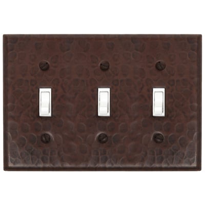 Outlet and Switch Plates sierra copper Tempered SC-CTG-T3 Complete Vanity Sets 