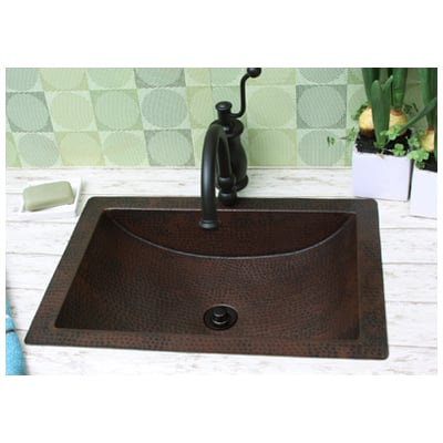 sierra copper Bathroom Vanity Sinks, Copper Sinks,Copper, Sinks with Faucets,with Faucet,faucet included,set, Complete Vanity Sets, BATH SINKS, SC-SPF