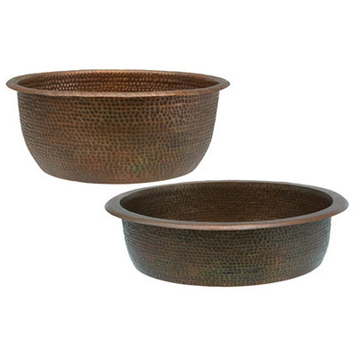 Pet Dishes and Bowls sierra copper Tempered SC-XLB-17 Complete Vanity Sets 