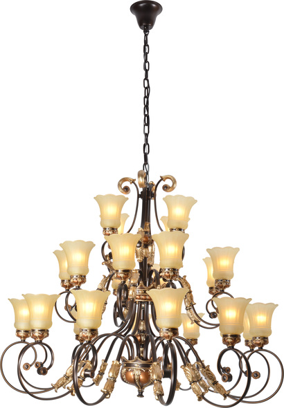 white gold chandelier AFD Chandeliers Brown, Burnished Gold