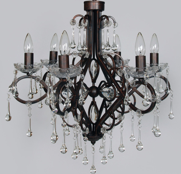 chandelier with glass AFD Chandeliers/Other Lighting Chandelier Bronze, Crystal